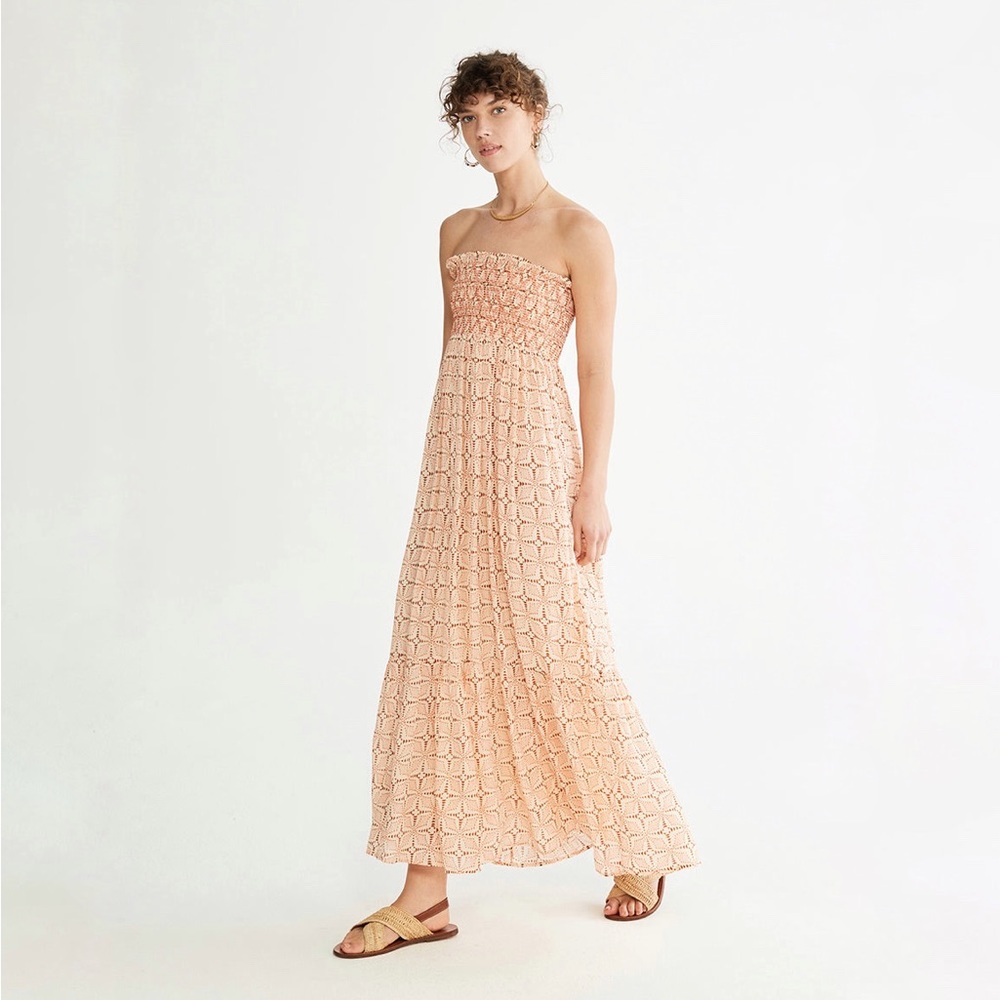 Vanessa Bruno | Roya Smocked Sun Dress (size 10)